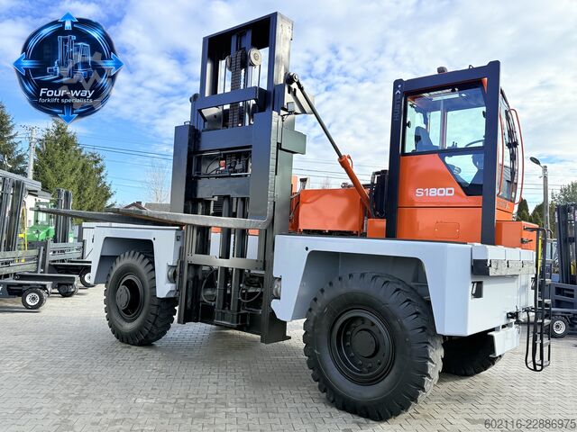 Side loader forklift Hubtex S180D DIESEL DUPLEX 3500 POSITIONER
