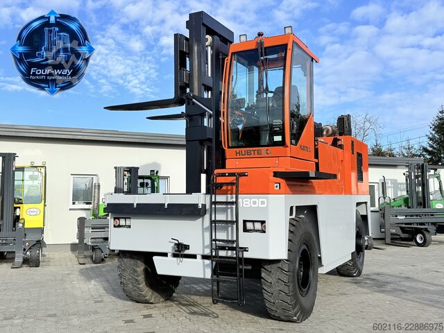 Side loader forklift Hubtex S180D DIESEL DUPLEX 3500 POSITIONER