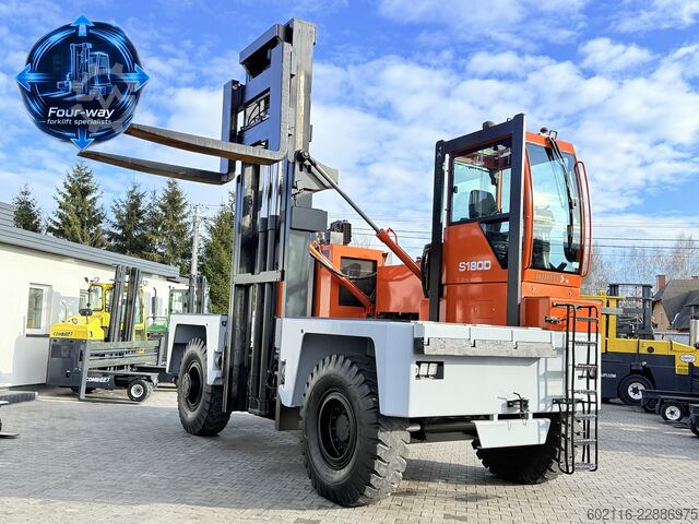 Side loader forklift Hubtex S180D DIESEL DUPLEX 3500 POSITIONER