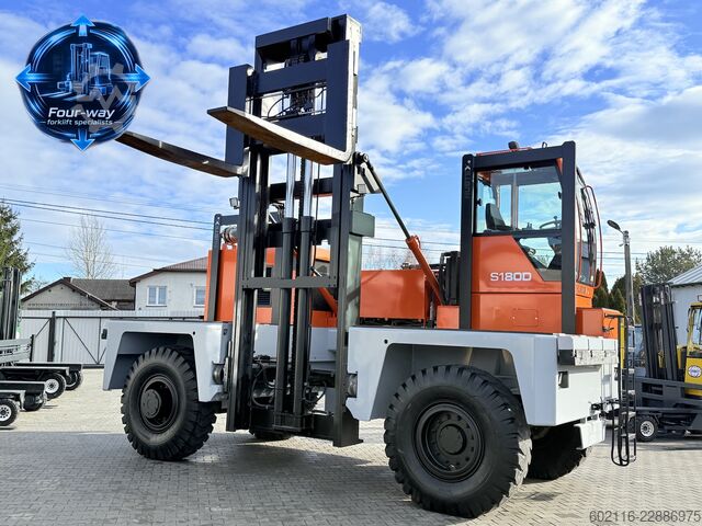 Side loader forklift Hubtex S180D DIESEL DUPLEX 3500 POSITIONER