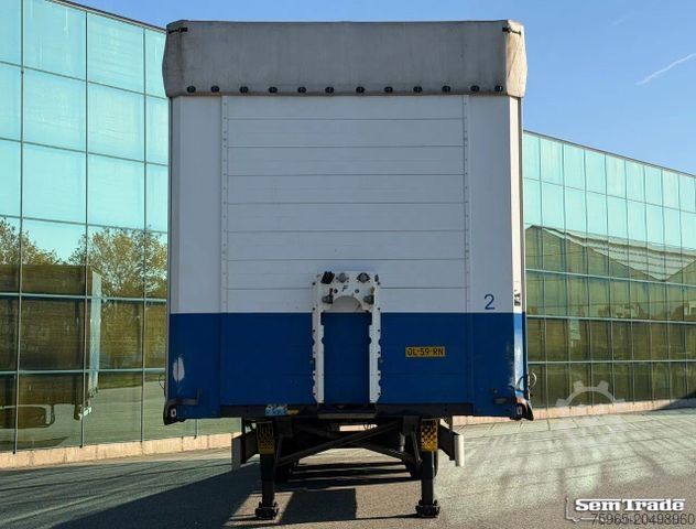 Auflieger mit Pritsche & Plane FLIEGL SDS 350 LIFT AXLE DISC BRAKES SLIDING SIDES + RO