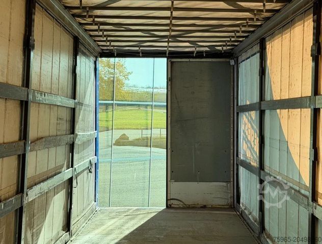 Auflieger mit Pritsche & Plane FLIEGL SDS 350 LIFT AXLE DISC BRAKES SLIDING SIDES + RO