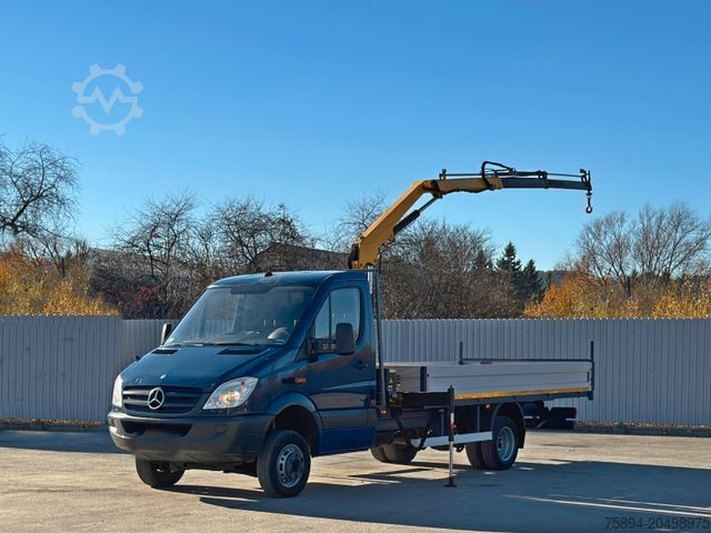 Truck-mounted crane van MERCEDES-BENZ Sprinter 516 CDI * EFFER 35 2S * TOP
