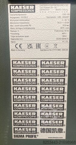 Schraubenkompressor Kaeser CSD 105