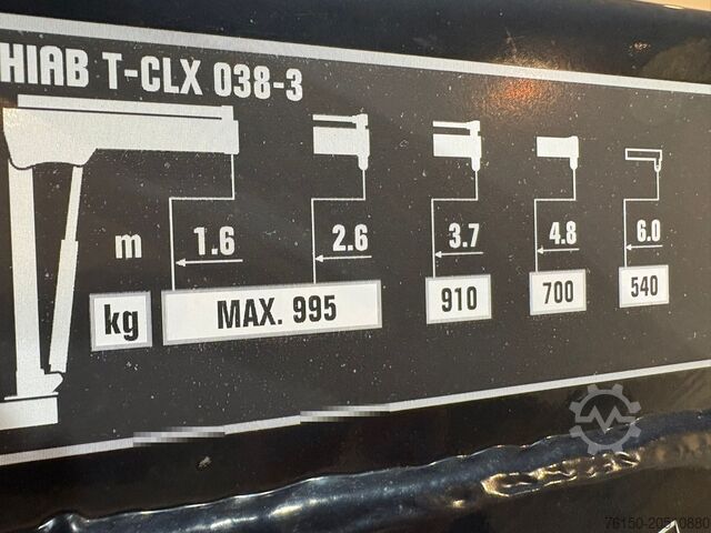 Platform truck with crane Mercedes-Benz Sprinter 314 CDI RWD L3 Open Laadbak / Hiab T-C...