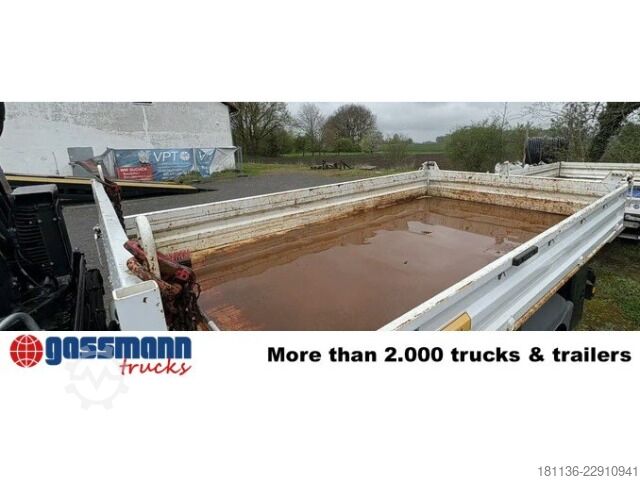 Kipper LKW Mercedes-Benz Atego 923 K 4x2, 2x AHK, Kran Hiab 055 BS-2 HiDuo,