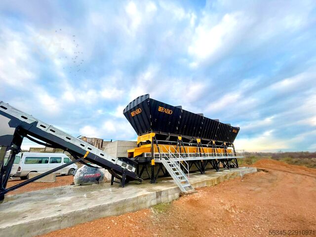  FABO Concrete Batching Plant 110 M3/H Compact Concrete Batching Plant