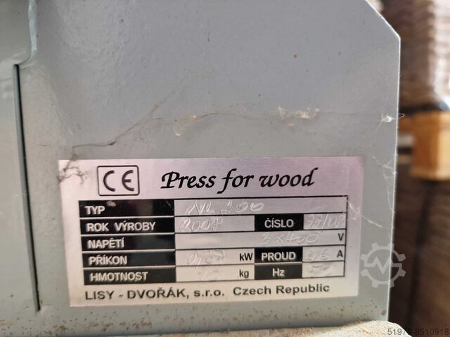 6 Fläch Klebholzverleimpresse + Leimauft LISY DVORAK TH6-3000/1250/50-7