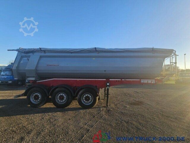 Tipper semitrailer Schwarzmüller Schwarzmüller SK HARDOX Plane 24m³ SAF Achsen