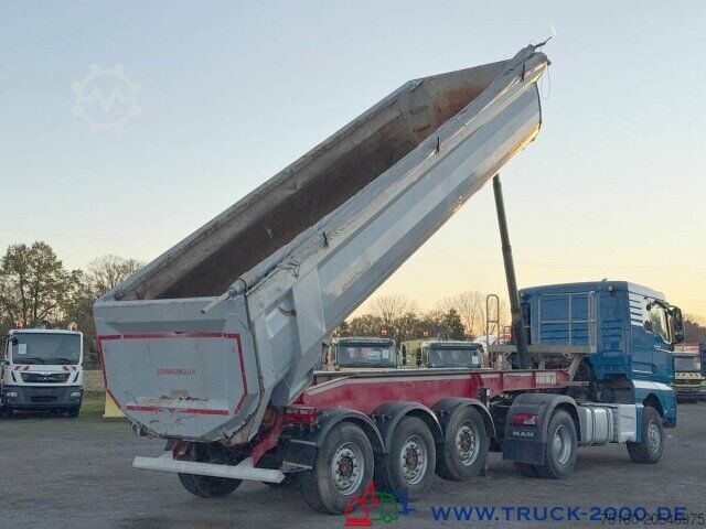 Tipper semitrailer Schwarzmüller Schwarzmüller SK HARDOX Plane 24m³ SAF Achsen