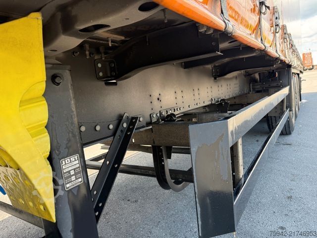 Open semitrailer with tarp SCHMITZ CARGOBULL SCB S3T STANDARD EDSCHA  VERZINKT