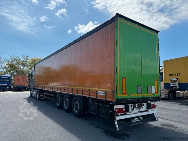 Open semitrailer with tarp SCHMITZ CARGOBULL SCB S3T STANDARD EDSCHA  VERZINKT
