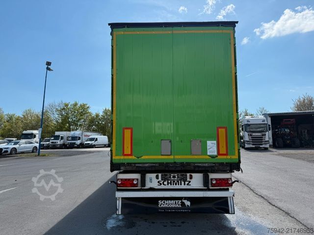Open semitrailer with tarp SCHMITZ CARGOBULL SCB S3T STANDARD EDSCHA  VERZINKT