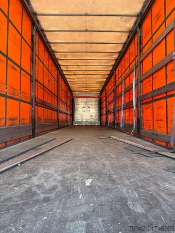 Open semitrailer with tarp SCHMITZ CARGOBULL SCB S3T STANDARD EDSCHA  VERZINKT