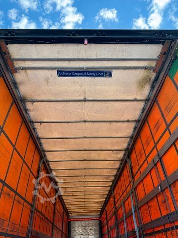 Open semitrailer with tarp SCHMITZ CARGOBULL SCB S3T STANDARD EDSCHA  VERZINKT