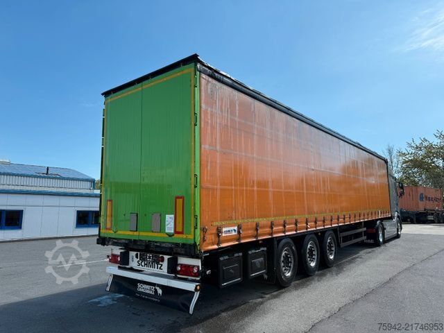 Open semitrailer with tarp SCHMITZ CARGOBULL SCB S3T STANDARD EDSCHA  VERZINKT
