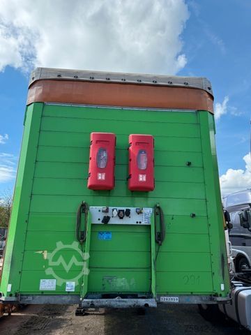 Open semitrailer with tarp SCHMITZ CARGOBULL SCB S3T STANDARD EDSCHA  VERZINKT