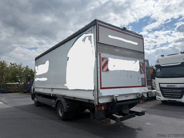 Flatbed truck with tarp MERCEDES-BENZ Atego 3 1224 LBW 1,5 AHK AUTOMATIK
