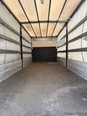Flatbed truck with tarp MERCEDES-BENZ Atego 3 1224 LBW 1,5 AHK AUTOMATIK
