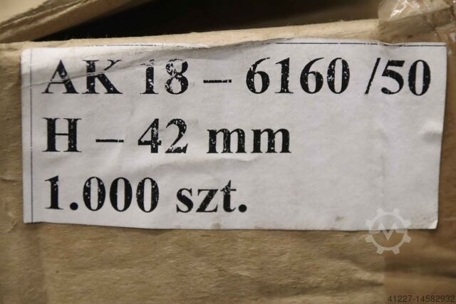 Solar fastener end clamp 1000 pieces. unbekannt AK 18-6160/50 H-42 mm