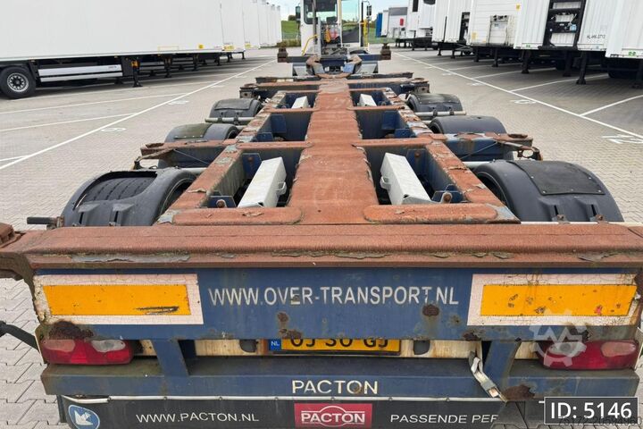 Container transportation Pacton T3-010 / Multichassis / BPW Drum