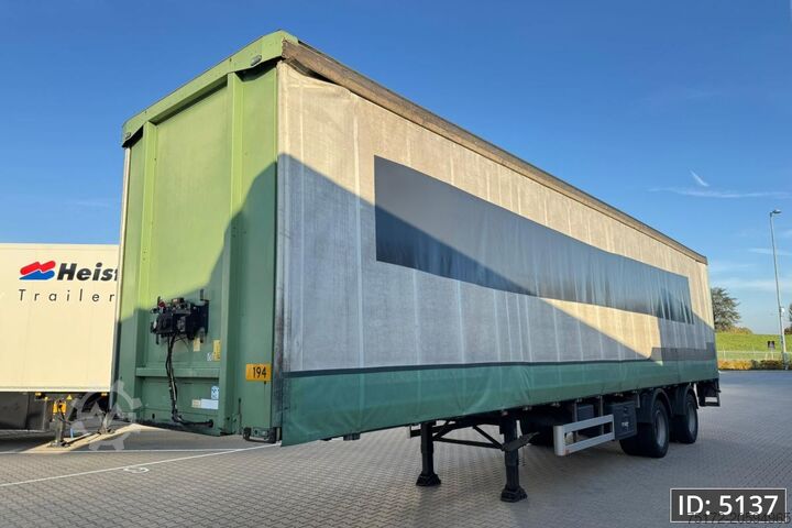 Sliding tarpaulins Pacton TBD.2 / DHOLLANDIA 2500kg / Steering axle