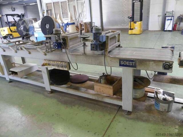 Coating line for parquet Soest DRM 400 + VP 2 400