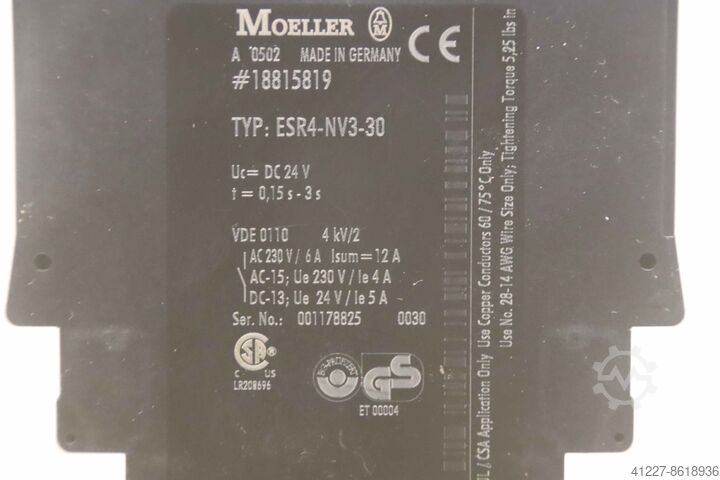 Safety relay Möller ESR4-NV3-30