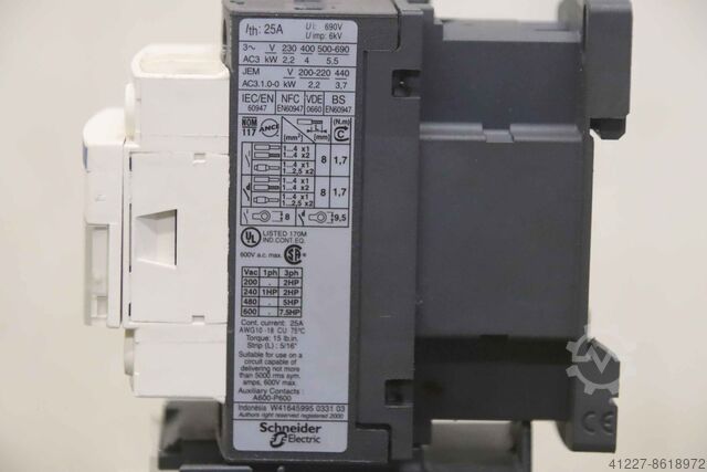 Contactor Telemecanique LC1D096 LR3D 146