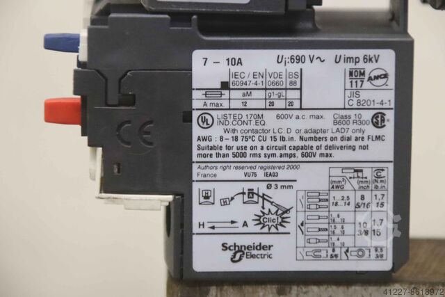 Contactor Telemecanique LC1D096 LR3D 146