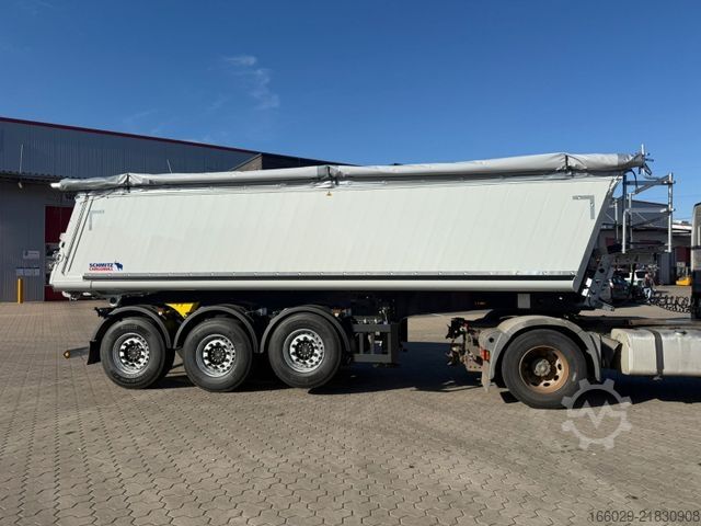 Tipper semitrailer SCHMITZ CARGOBULL SKI 24 SL 7.2 3-Achs Alu Mulde 27m³ Sofort Verfü