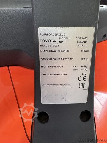 SWE 140 S - with PALLET CHANGER!! TOYOTA SWE 140 S - with PALLETCHANGER !!