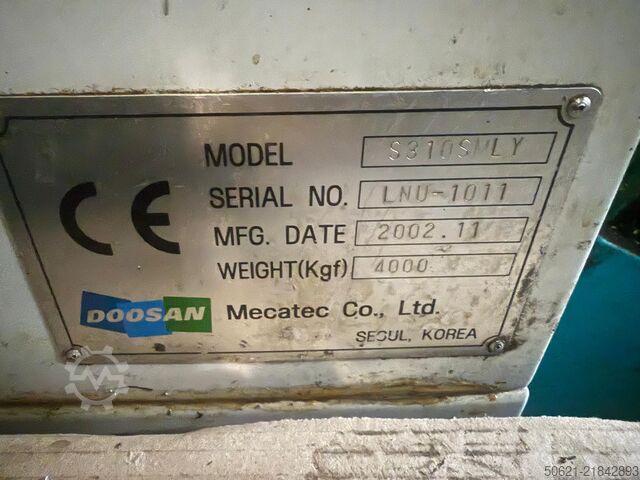 CNC-Dreh- und Fräszentrum DOOSAN S310SLMY