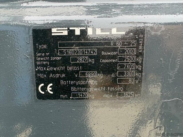 VS-22856 Electric duplex forklift Still R60-25 STILL R60-25