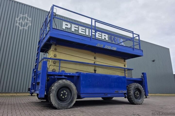 Scherenhebebühne JLG 210-25 Diesel, 4x4 Drive, 23m Working Height, 1000