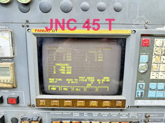 CNC bar automatic lathe Miyano Citizen ( kein Traub Okuma DMG ) BNC 34-S Gegenspindel + JNC 45-T 2. Rev