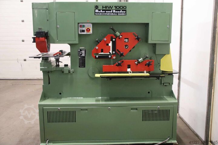 Profilstahlschere Stanze, 5-fach kombiniert Mubea HIW 1000