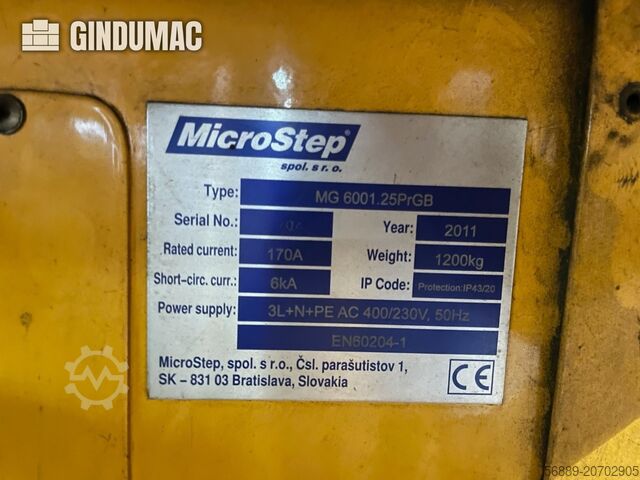 Plasma-Ausschnitt-Maschine MicroStep MG 6001.25PrGB