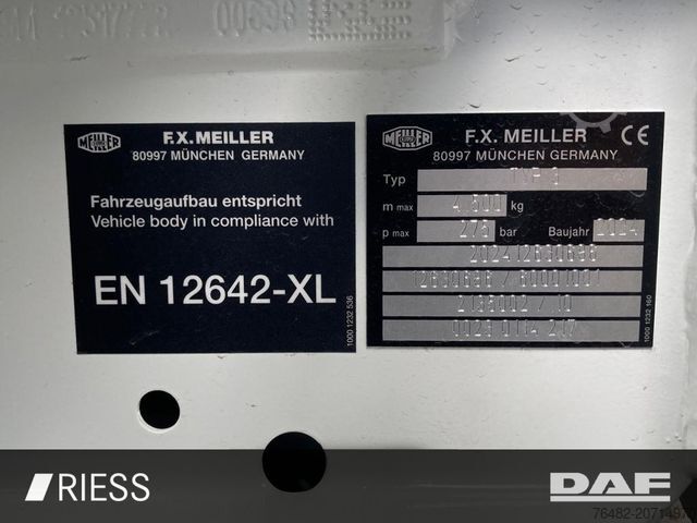 Tipper truck DAF XB 210 FA 7,49to Meiller DSK Typ 3 XB 210 FA 7,4