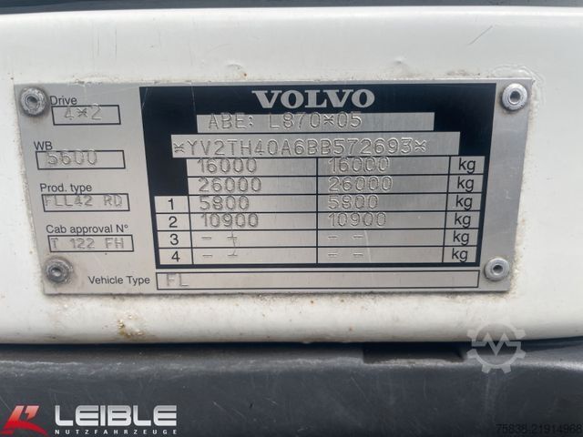 Car carrier truck VOLVO FL260*EEV*Kamera*BEKO*7,70m*Automatik*Scheckheft