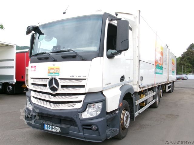 Beverage truck MERCEDES-BENZ 2543 Actros*2x 7,7 m Schwenkwand*kpl Zug*MSH*Ret