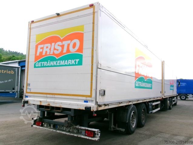 Beverage truck MERCEDES-BENZ 2543 Actros*2x 7,7 m Schwenkwand*kpl Zug*MSH*Ret