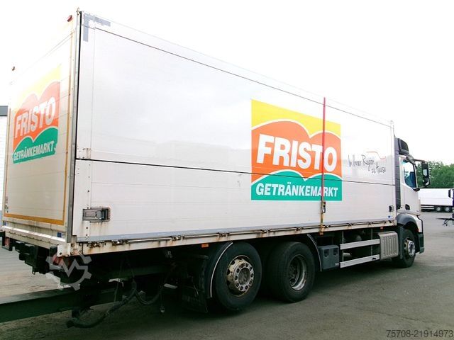 Beverage truck MERCEDES-BENZ 2543 Actros*2x 7,7 m Schwenkwand*kpl Zug*MSH*Ret