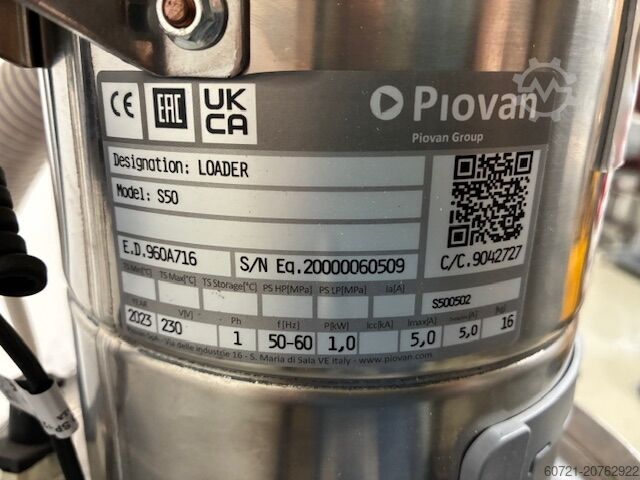 Peripheriegerät PIOVAN DPA10C mit material SAUGER S 50