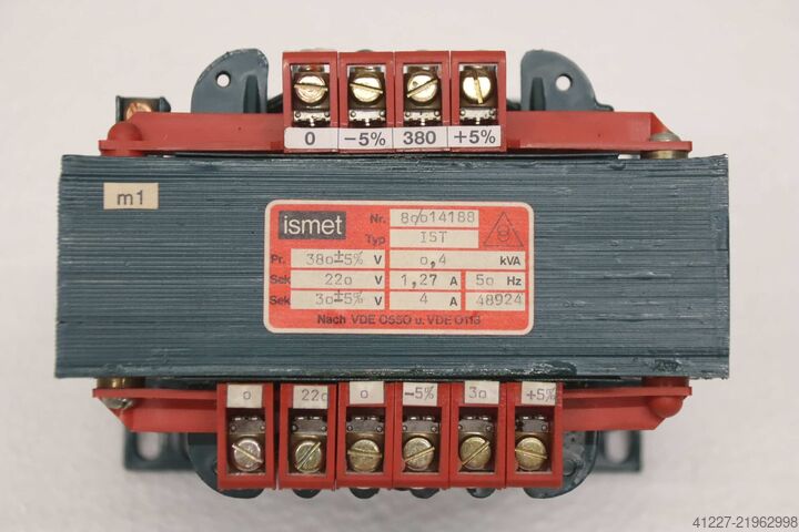 Transformer 0.4 kVA ismet IST  380/220 V