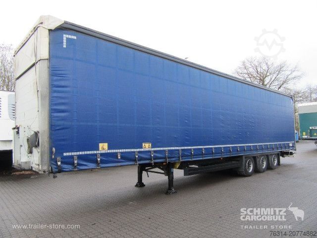 Auflieger mit Pritsche & Plane Schmitz Cargobull Curtainsider Mega Getränke