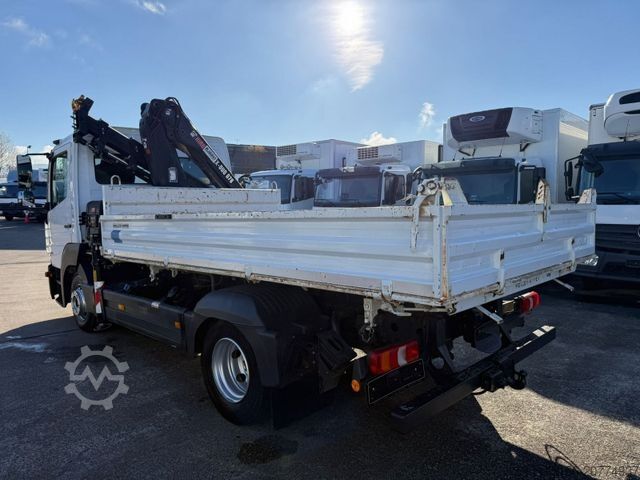 Autokranwagen MERCEDES-BENZ ATEGO 816 Kipper 3-Seiten*KRAN HIAB X 078*2xAHK