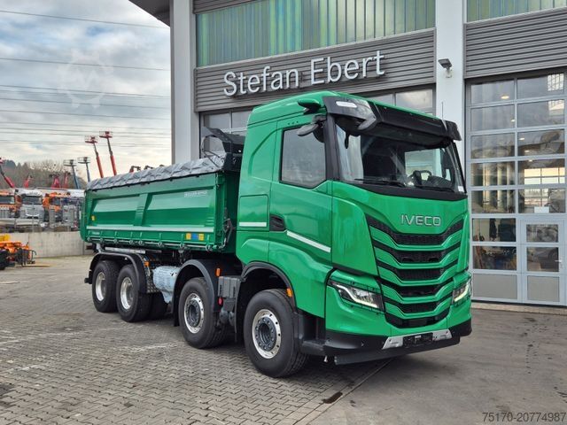 Kipper LKW IVECO AS360X50Z/P HR ON+ 8x4 Meiller AHK Intarder Cam
