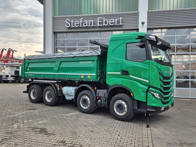 Kipper LKW IVECO AS360X50Z/P HR ON+ 8x4 Meiller AHK Intarder Cam