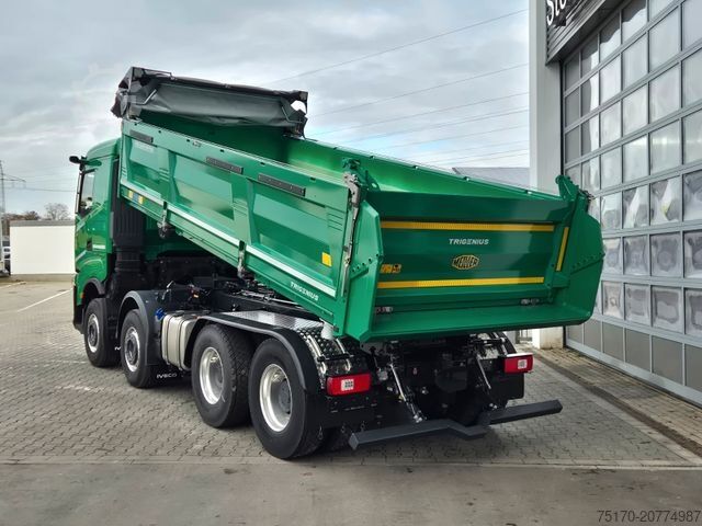 Kipper LKW IVECO AS360X50Z/P HR ON+ 8x4 Meiller AHK Intarder Cam